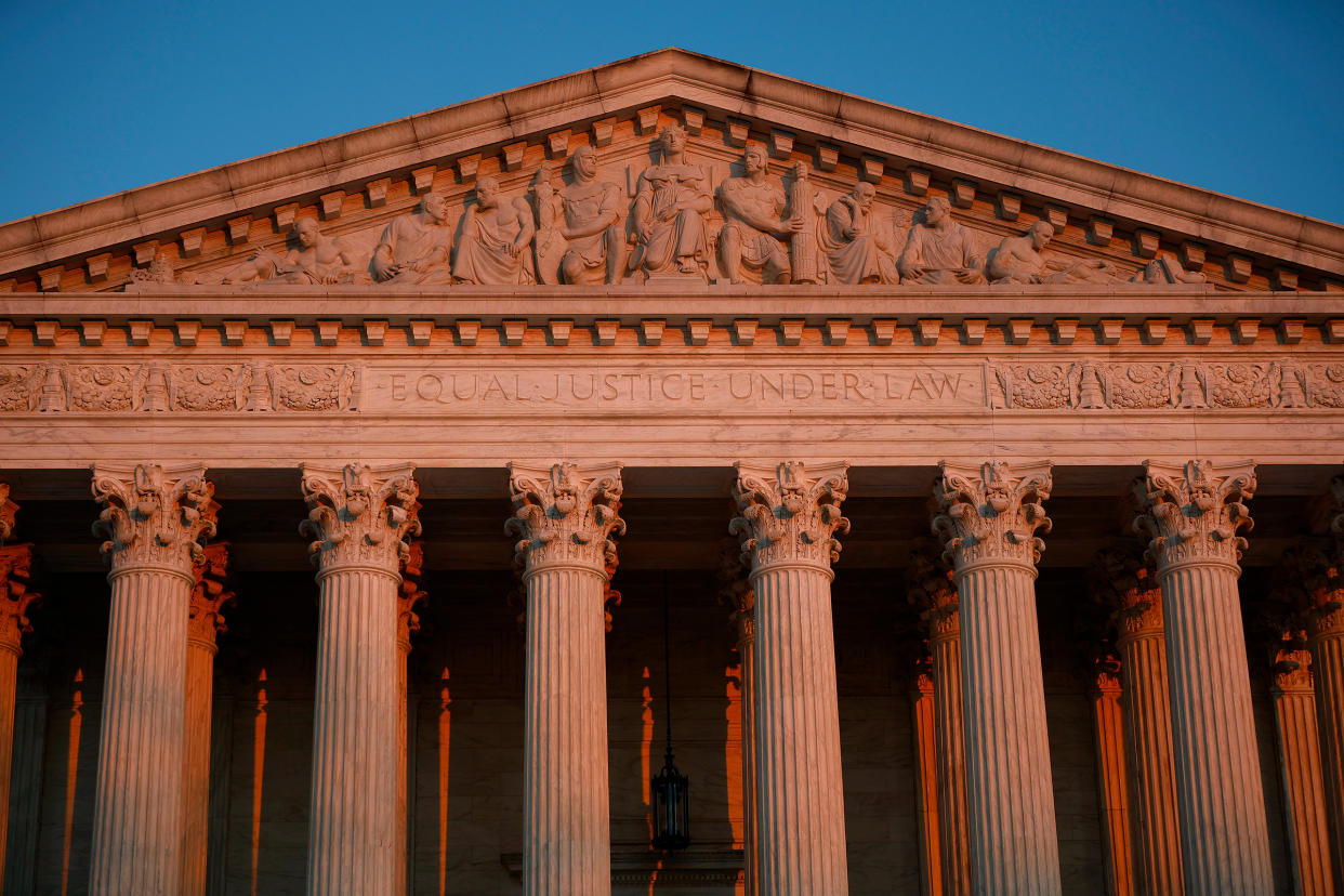 A scene of the U.S. Supreme Court building on January 26, 2022 in Washington, DC.