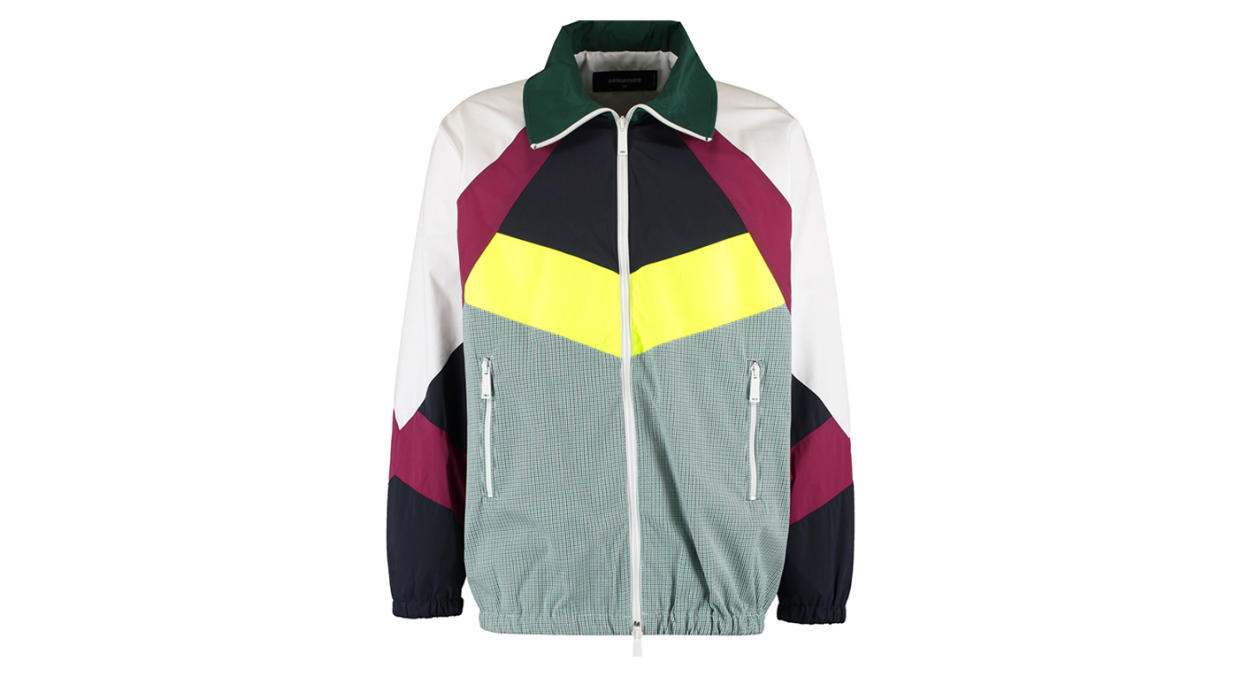 Multicolour Colour Block Jacket