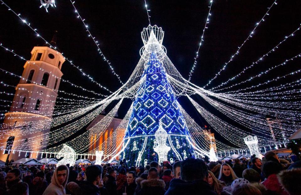 lithuania illumination christmas