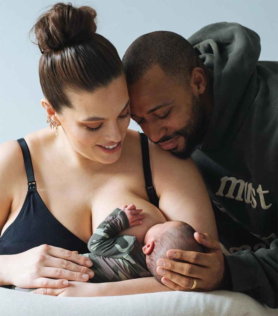 The new mom and her husband Justin Ervin are <a href="https://people.com/parents/ashley-graham-son-isaac-breastfeeding-picture-justin-ervin/" rel="nofollow noopener" target="_blank" data-ylk="slk:enjoying every moment with their newborn;elm:context_link;itc:0;sec:content-canvas" class="link ">enjoying every moment with their newborn</a>, Isaac Menelik Giovanni. "I remember holding Isaac for the first time and telling Justin, 'Now we’re family forever,'" the model wrote alongside a photo of the proud parents gazing adoringly at their little one on Instagram. "I have so many reasons to be grateful; all of the love and support from this amazing community, an incredible husband, and a beautiful baby who has opened my eyes to just how amazing this world really is," she added.
