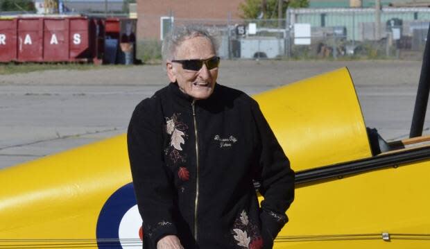 Theresa Kliem's piece on a 90-year-old woman's flight on a Tiger Moth for her birthday won for excellence in sound. (CBC/Theresa Kliem - image credit)