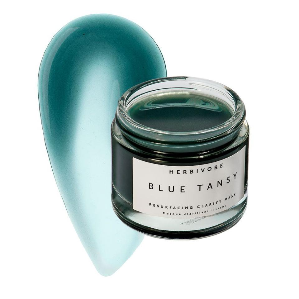 5) Herbivore Blue Tansy Resurfacing Clarity Mask