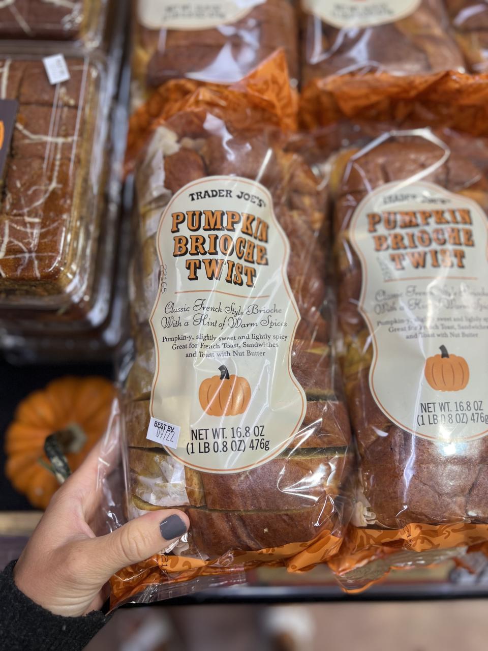 Loafs of Pumpkin Brioche Twist