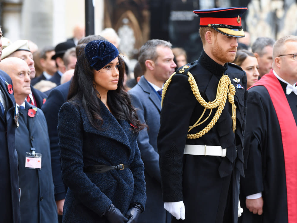 Prinz Harry und Herzogin Meghan am 7. November bei einer Gedenkveranstaltung in London (Bild: imago images/PA Images)