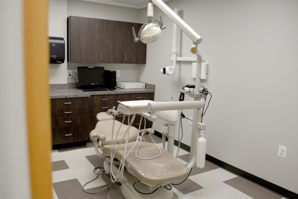 A dentist chair at the newly opened Red Bank Community Health Center on Tuesday, December 27, 2022 in Red Bank, New Jersey. The new location is at 66 Bridge Avenue.