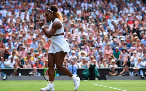 Williams has won the first set in commanding style - Credit: AFP