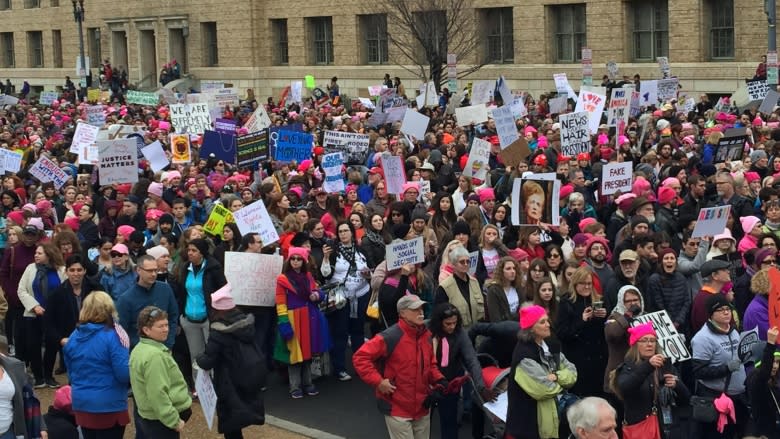 Windsor marchers head home after Women's March on Washington