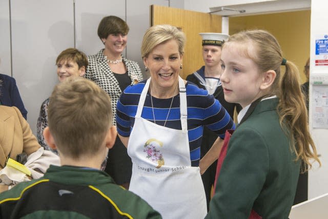 Royal visit to Connaught School