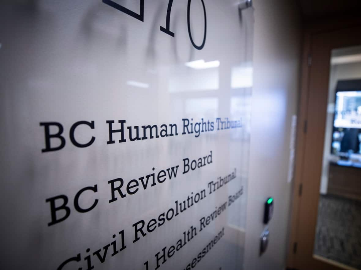 The B.C. Human Rights Tribunal office is pictured in Vancouver in March 2023. The tribunal described a man's firing as a 'callous act' of discrimination, after he was fired from his construction job after disclosing his hepatitis C diagnosis. (Ben Nelms/CBC - image credit)