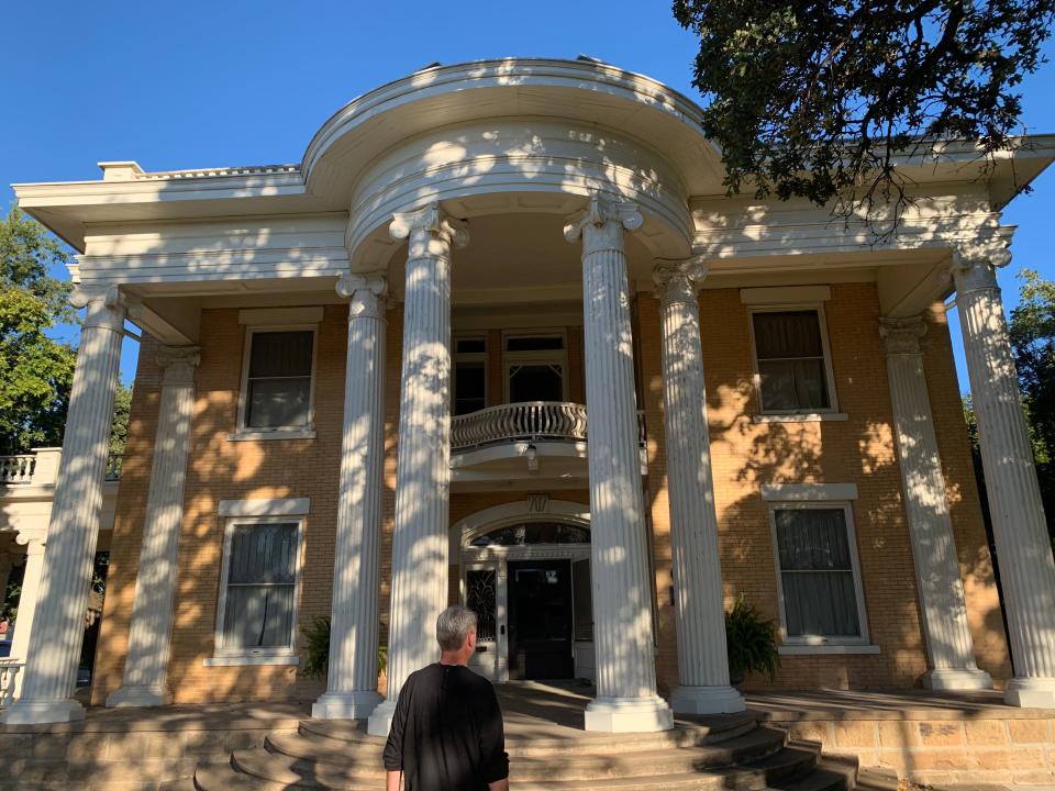 Perhaps because of the region's cotton culture, grand homes in Brownwood at times reflect the styles of the South. This is the 1904-1905 R.B. Rogers House, built by prominent merchant and civic leader R.B. Rogers. It remains evidence of the town's prosperity at the turn of the last century.