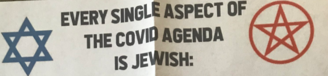Image of anti-Semitic flier that has been distributed in Florida and in other states.
