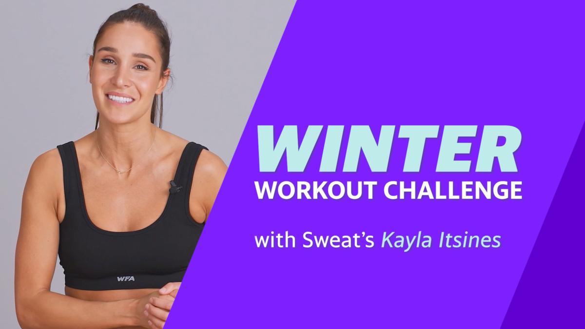 Winter Workout Challenge with Kayla Itsines Full body stretch