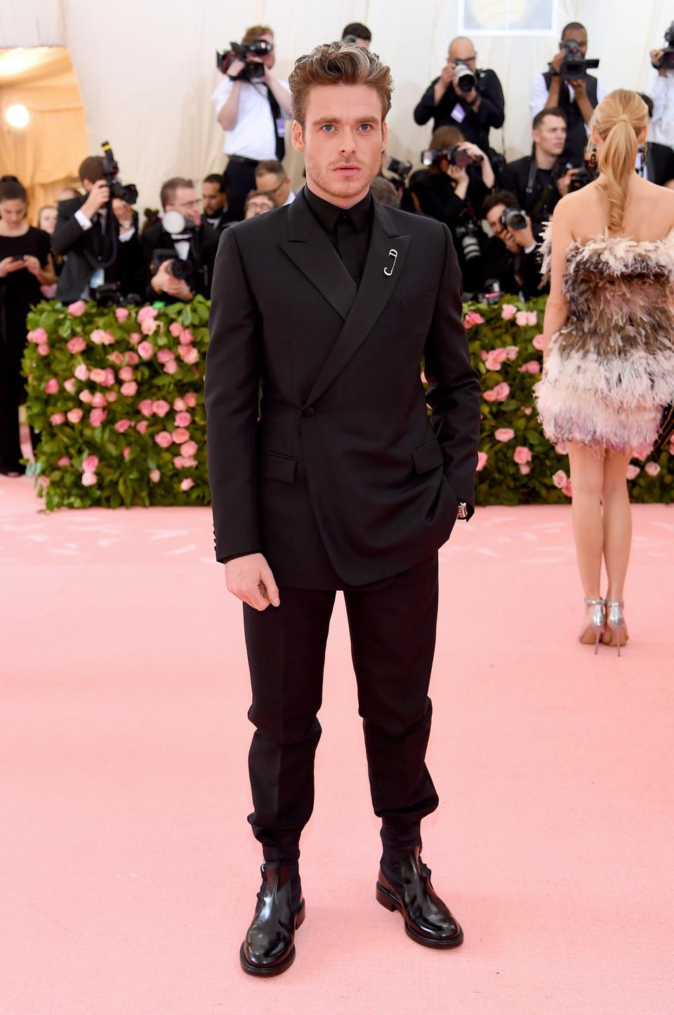 <h1 class="title">Richard Madden in Dior Men</h1><cite class="credit">Photo: Getty Images</cite>