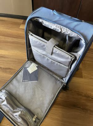 A wheeled carry-on bag if you have no intention of paying for a checked bag