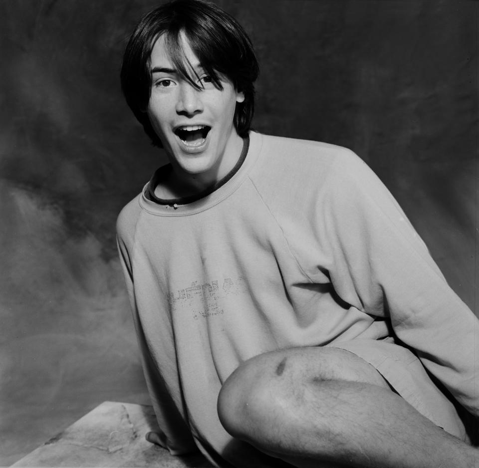 <span><span>Keanu Reeves, age 25, in 1989</span><span>Aaron Rapoport/Getty</span></span>