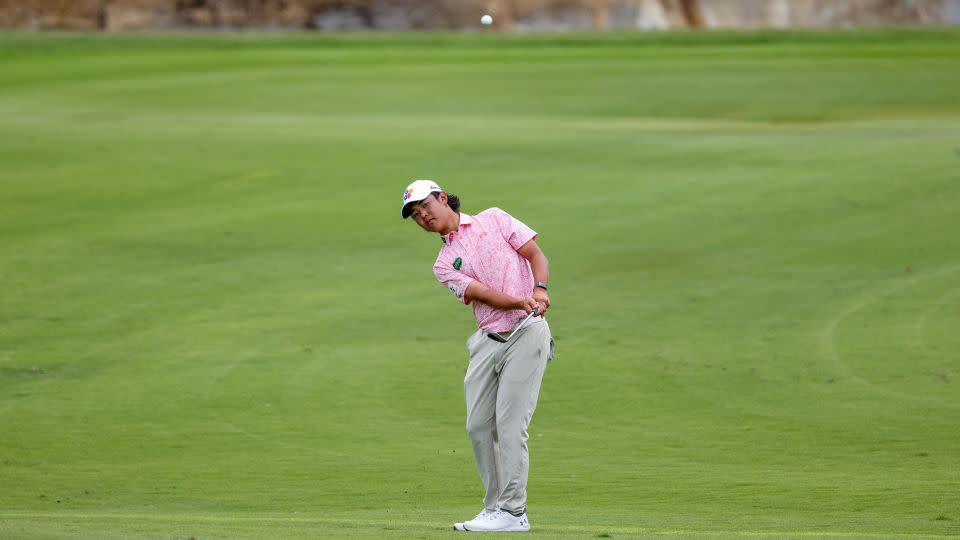 Kris Kim was introduced to golf by his mother. - Mike Mulholland/Getty Images