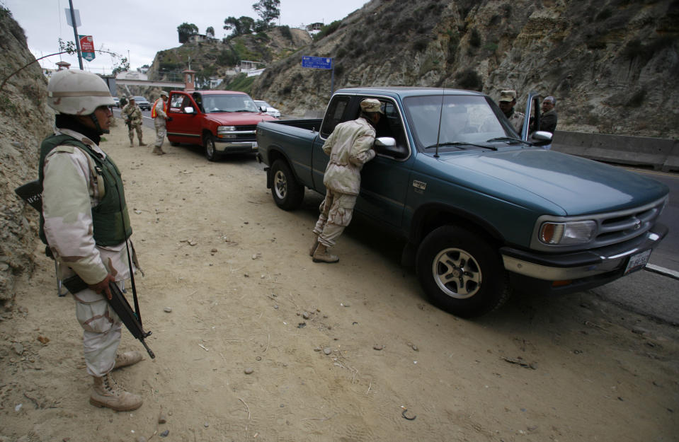 Mexico Tijuana federal police drug trafficking crime and violence