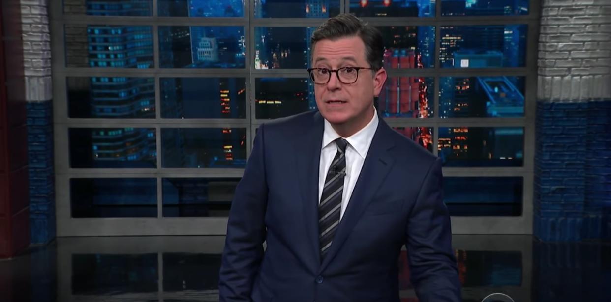 Stephen Colbert isn’t here for Al Franken’s sexual misconduct apology