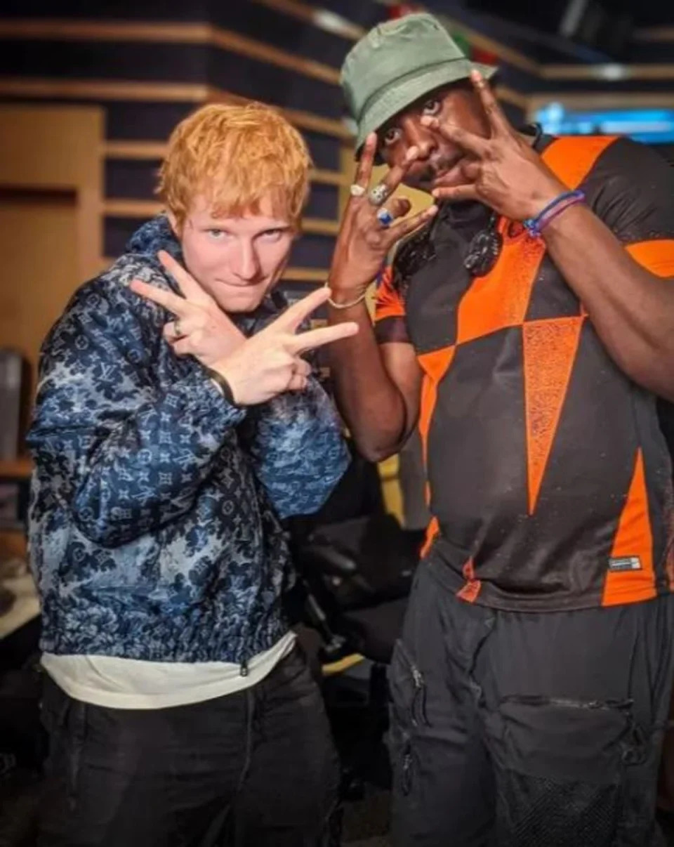 Sheeran was left devastated following the death of his pal Jamal Edwards (R) last year (Jamal Edwards/Instagram)