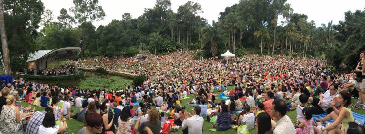 Specially-crafted Gourmet Picnic basket filled with French cuisine will be available at the Violah! Gourmet Picnic in Singapore