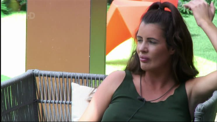 Helen Wood on ‘Big Brother’. Broadcast on Channel 5.