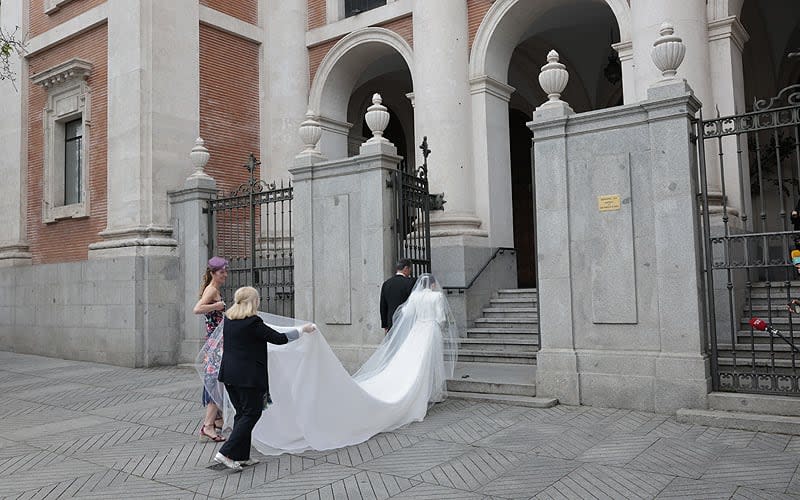 Entrada de la novia a la iglesia