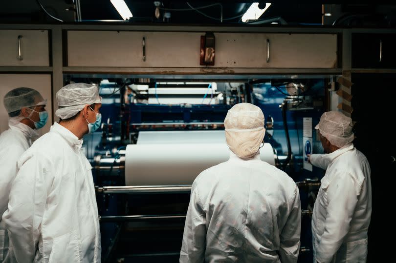 Inside analogue film manufacturer Harman Technology's Cheshire factory