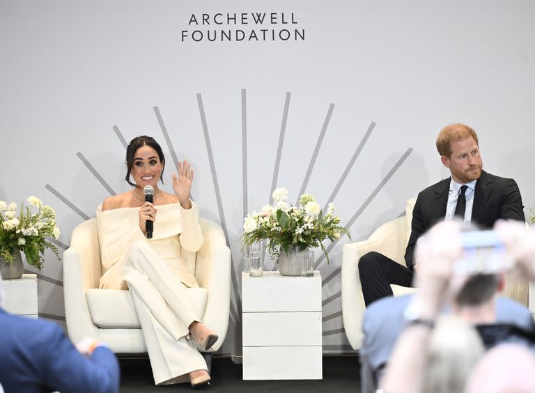 Archewell Foundation, la fundación benéfica de Meghan Markle y el príncipe Harry (Photo by Evan Agostini/Invision/AP)