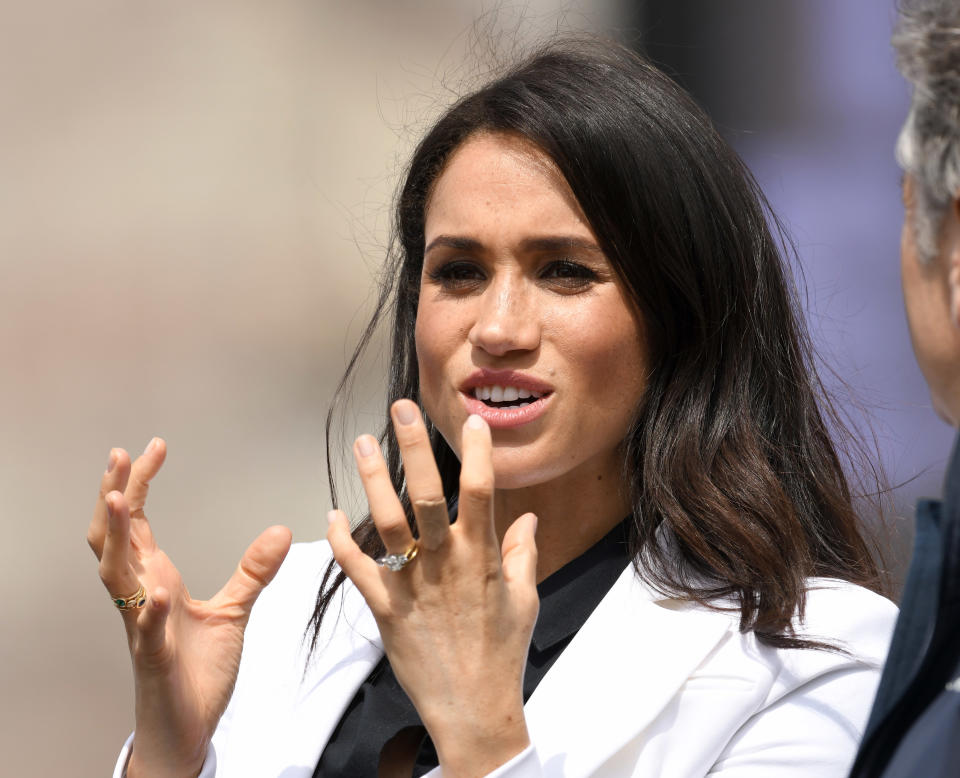 Meghan Markle is currently in Australia with Prince Harry. Source: Getty