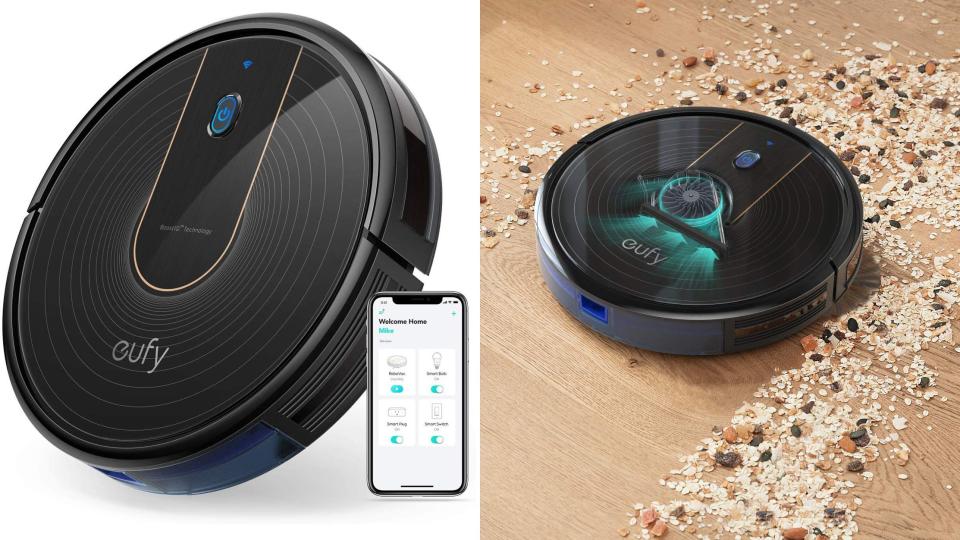 Keep things tidy with a smart robot vacuum at a great price.