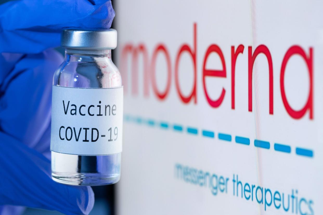 <p>Moderna’s vaccine requires two injections </p> (Getty images)