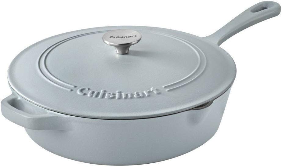 Cuisinart Cast Iron 12-inch Chicken Fryer in Matte Grey. (Photo: Amazon)