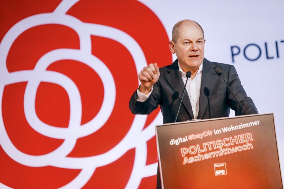 社會民主黨宣布他們的總理候選人為現任財政部長蕭茲（Olaf Scholz）。   圖：翻攝自蕭茲推特