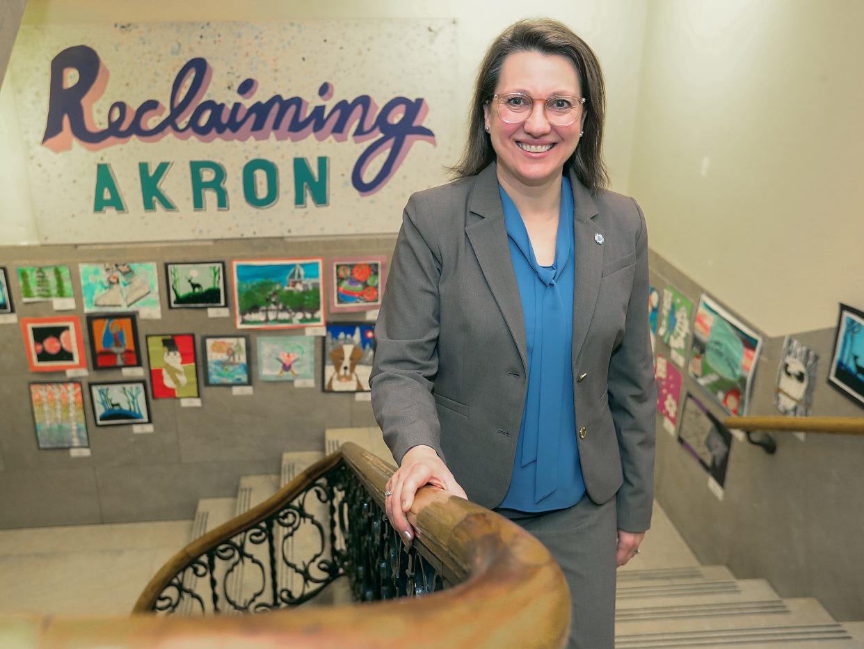 Nanette Pitt is a key member of Akron Mayor Shammas Malik's administration as chief of strategy.