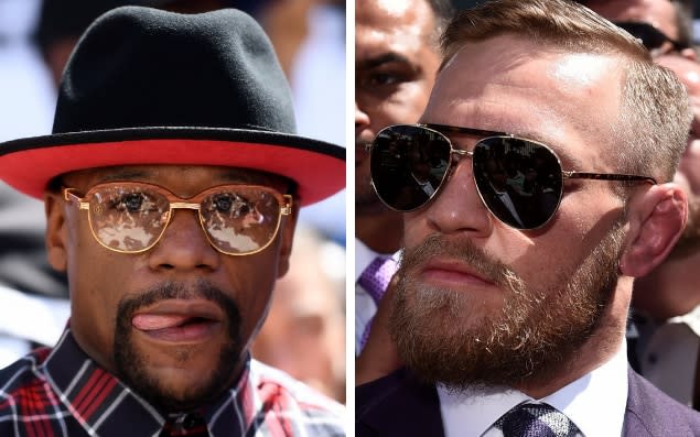 Conor McGregor and Floyd Mayweather have arrived in Las Vegas - Getty Images