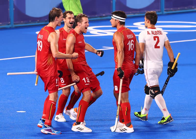 Hockey - Men - Quarterfinal - Belgium v Spain