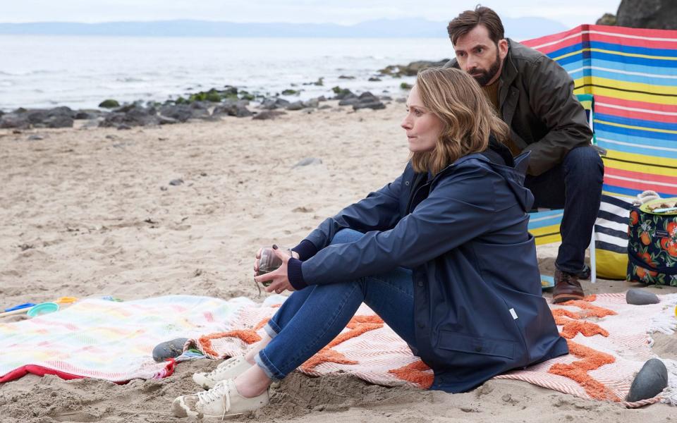 Anna Madeley and David Tennant in Deadwater Fell - Television Stills