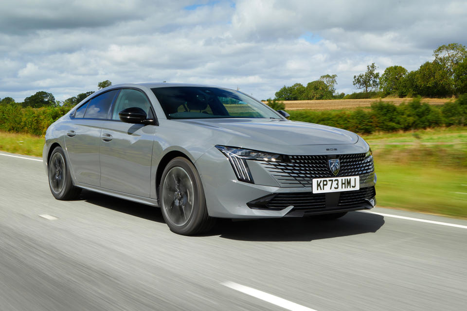 1 peugeot 508 front driving