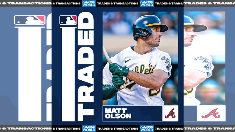 歐森（Matt Olson）轉戰勇士。（圖／翻攝自MLB推特）