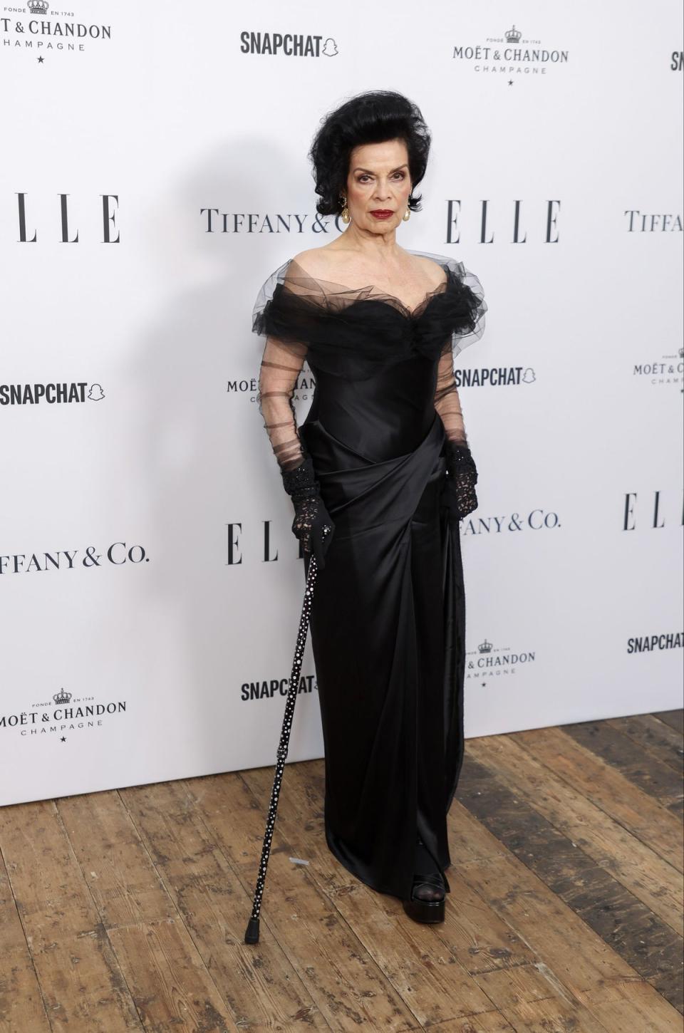 Bianca Jagger at the ELLE Style Awards 2023 (Mike Marsland/WireImage)