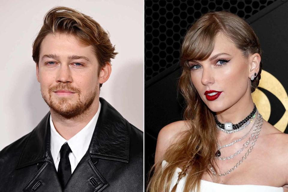 <p>Gareth Cattermole/Getty; Jeff Kravitz/FilmMagic</p> L-R: Joe Alwyn, Taylor Swift