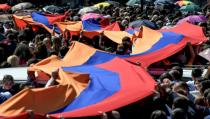 Memorials marking the anniversary of the massacre of 1.5 million Armenians by Ottoman forces in 1915 took place a day after Prime Minister Serzh Sarkisian resigned