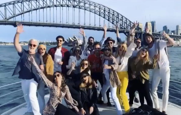 Last year, Delta angered fans when she showed herself with friends celebrating Australia Day. Photo: Instagram/Delta Goodrem