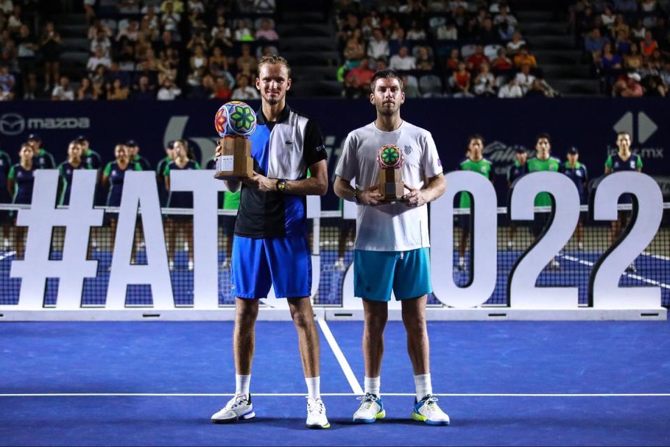 Winner and loser: Daniil Medvedev and Cameron Norrie  (Getty Images)