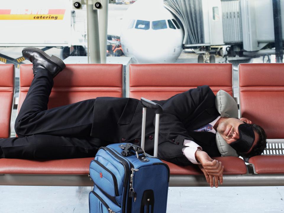 airport mask nap