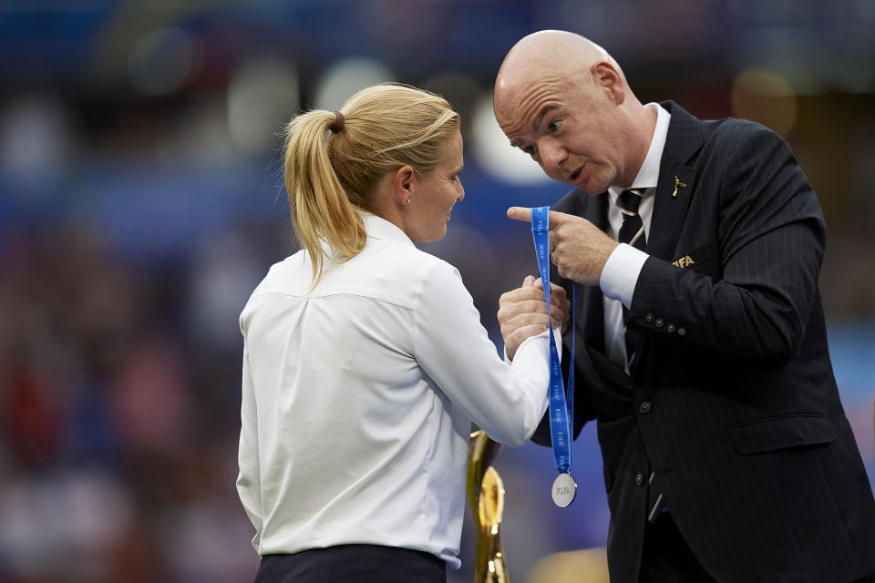 Should the USWNT have just sued FIFA? Maybe. (Photo by Jose Breton/NurPhoto via Getty Images)