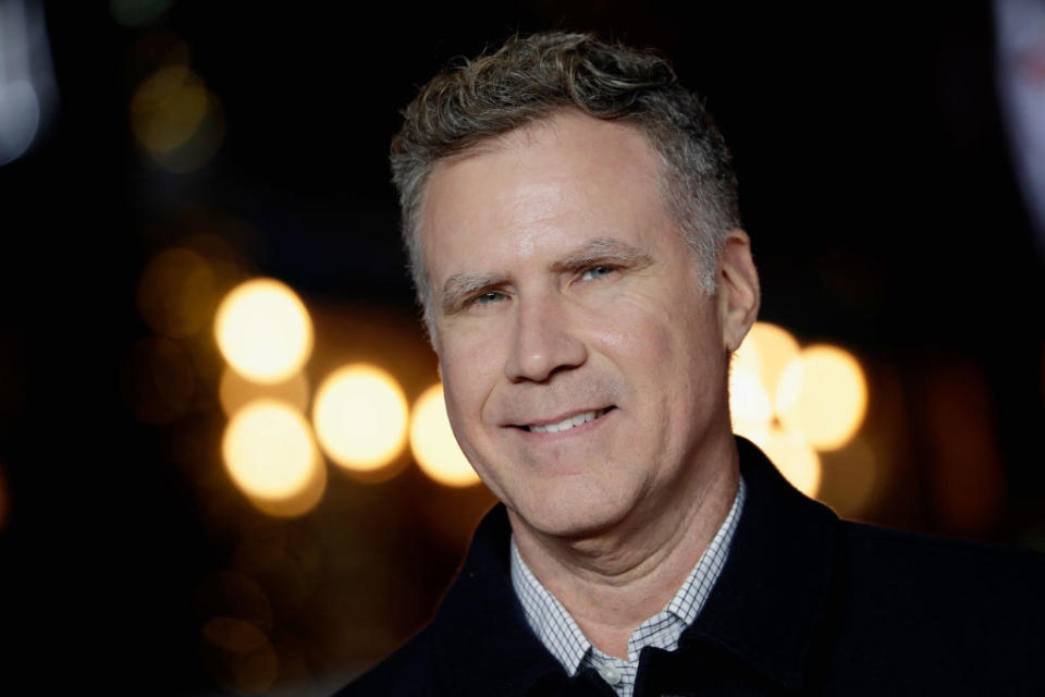 closeup of Will Ferrell smiling