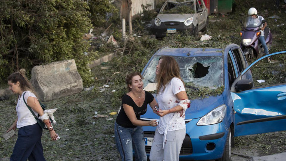 people injured in the Beirut explosion 