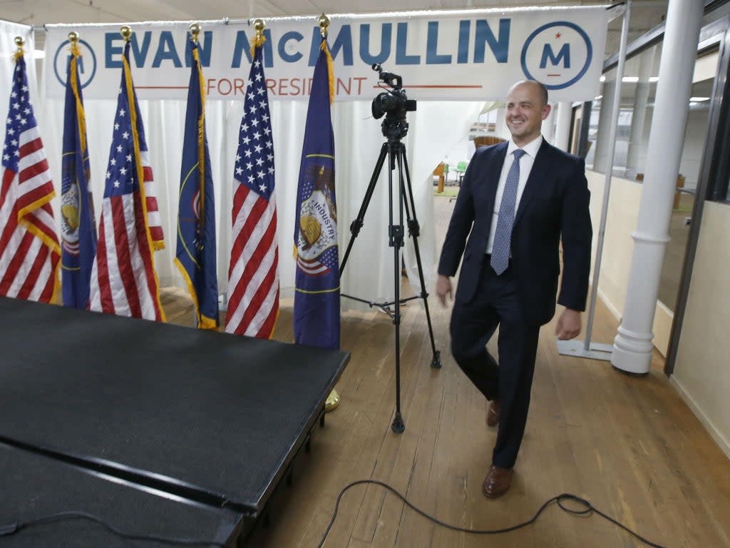 McMullin jumped into the race a few months ago as he was repelled by Trump's 'bigoted' rhetoric (Getty)