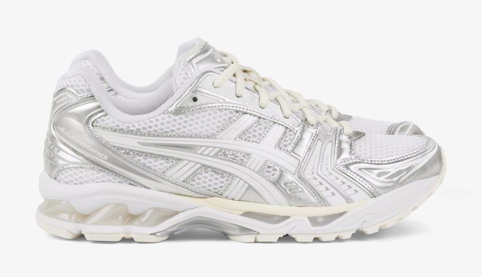 The lateral side of the JJJJound x Asics Gel-Kayano 14.